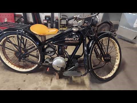 pt2: 1958 Simplex Motorcycle started up!