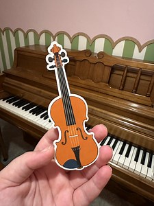 Violin Sticker - Music Lover Gift - Etsy