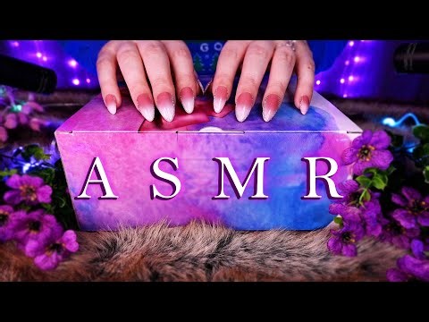 1 Hour Gentle Tapping & Scratching (No Talking) Tingly Scratchy Tapping on Boxes!