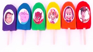 3.7M views · 47K reactions | En este video para niños, niñas y bebes, vamos a ver lo que tienen dentro estos helados de colores de plastilina con personajes de los dibujos animados como Toy Story, Pj Masks, Peppa Pig, masha y el oso, La patrulla canina, El mono George y muchos mas, encontraremos muchas sorpresas divertidas. Un video infantil familiar para entretener a los pequeños de la casa en español | Huevos sorpresa y juguetes de Olga | Facebook