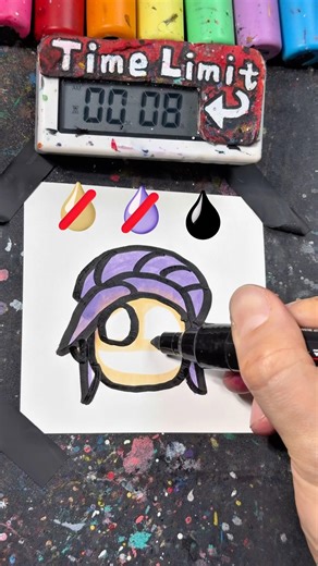 Drawing Lily Lovebraids in 30Sec(Poppy Playtime)