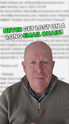 Never get lost on a long email chain!