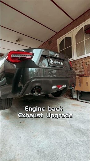 Exhaust Install Before vs After
