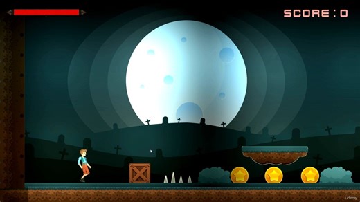 Udemy – Unity 2D 平台游戏课程：从零开始打造你的第一款游戏