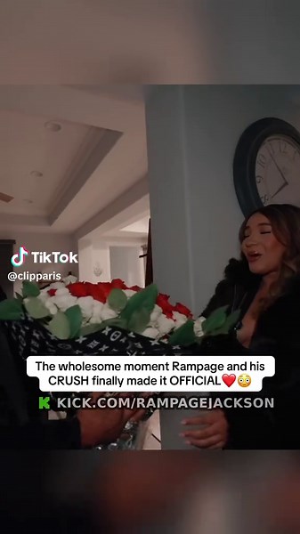 The wholesome moment Rampage and his CRUSH finally made it OFFICIAL❤️😳 #rampagejackson #fyp