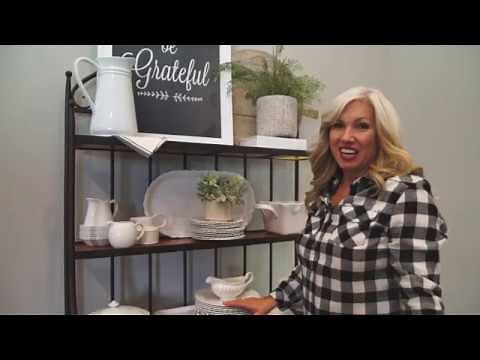 How to Style a Baker's Rack