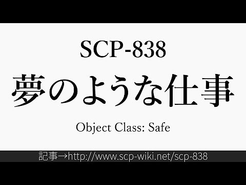 30秒でわかるSCP-838