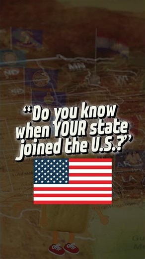 “Do you know when YOUR state joined the U.S.?” #USHistory #AmericanFacts #DidYouKnow #USA #Shorts