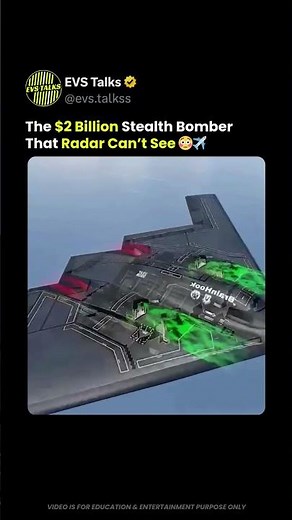 The $2 Billion Stealth Bomber That Radar Can’t See 😳✈️