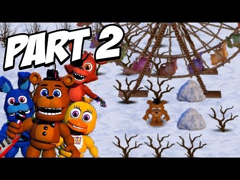 FNAF World 3D Gameplay Walkthrough Part 2 | SNOW Area + BOSS IN 3D!