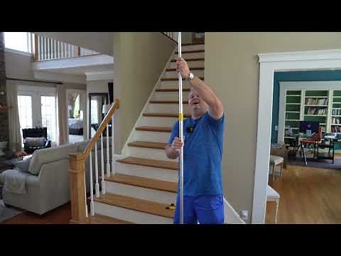 How to Change a Light Bulb Using a Pole