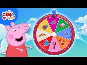 Mystery Wheel of Games | Playtime with Peppa Pig, Bad Dinosaurs & MORE | Netflix Playground