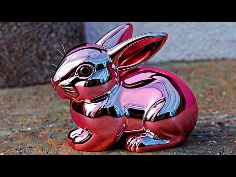 Blender with Stable Diffusion XL Tutorial - Chrome bunny