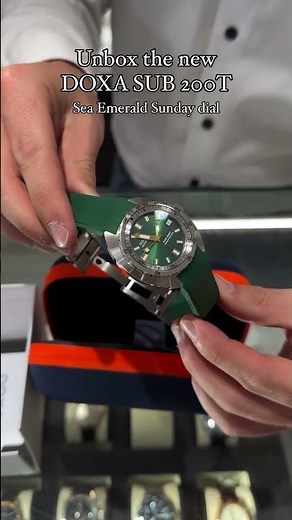 Doxa Sub 200T Sea Emerald Unboxing