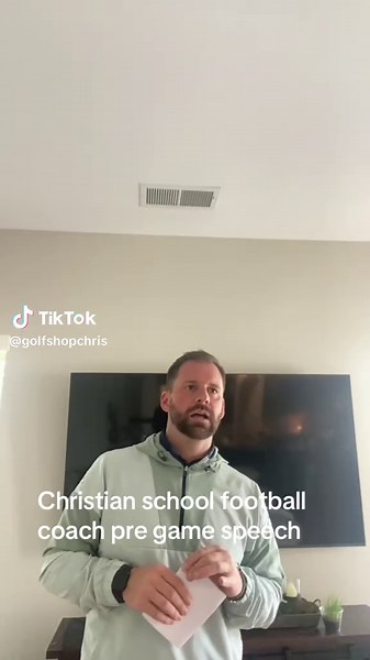 Inspiring Pre-Game Speech by College Football Coach