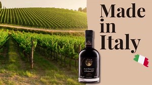 Balsamic Vinegar of Modena 8.45 fl.oz. by FONDO MONTEBELLO, Dense and Delicious Balsamic Vinegar - Imported from Italy