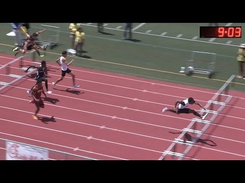 2016 TF - CIF-SS D3 Prelims - Boys 110M Hurdles (5 Heats)