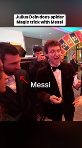 713K views · 16K reactions | Spider magic trick with Messi | Julius Dein | Facebook