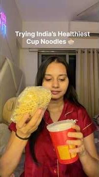 India’s Healthiest Cup Noodles?! 🍜😳 healthy blinkit finds🔥#youtubeshorts #blinkit #maggirecipe