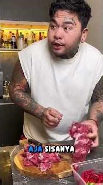 masak daging bumbu kacang Ib : kingabdi jajanmercon #strrefoods #shortsvideo #reels