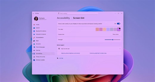 Windows 11 tests new accessibility features that are easy on the eyes (literally)