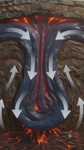 Convection Currents in the Mantle — Class 9 Geography I #shorts