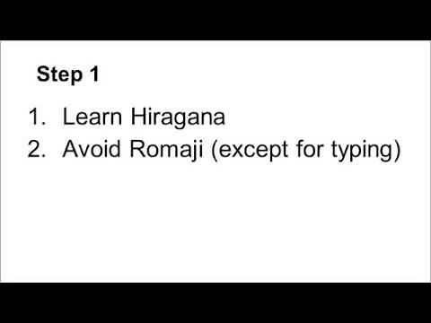 How to learn Japanese