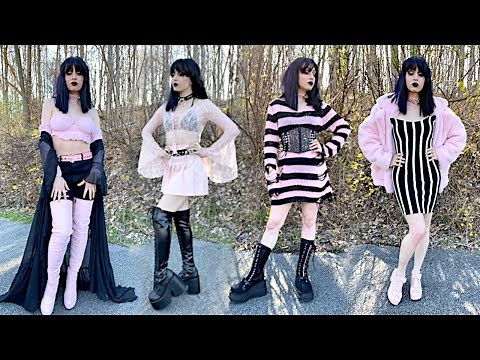 Shein Goth/Girly Lookbook 🌸💀