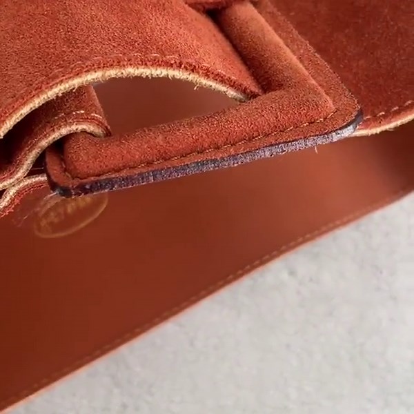 80s Wide Tan Suede High Waisted Belt - Etsy