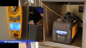 4.7K views · 48 reactions | VP85 vacuum pump. Cold startup with variable speed DC motor. | Fieldpiece Instruments | Facebook