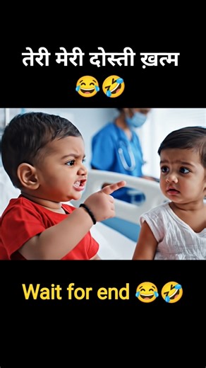 “Call Pe Busy Rehti Ho? 😳😂 Baby Boy Ka Gussa – Baby Girl Ki Safai #funnybaby #babycomedy