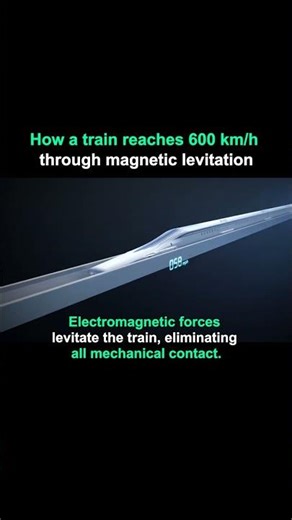 How a Train Reaches 600 Km/h With Magnetic Levitation