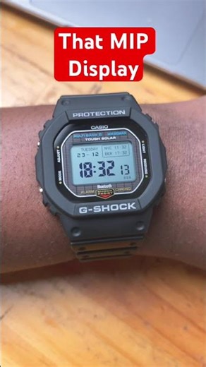 Loving the MIP display on the G-Shock GW-BX5600 #casio #gshock #mip