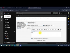 How To Set Up Gmail Auto Reply for Vacation