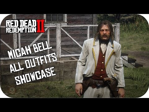 All Micah Outfits Showcase RDR2 Micah Bell Model Clothing [RDR2 Outfit Changer]