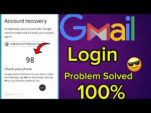 google send a notification to your phone. tap yes on the notification to continue Il Email Recovey
