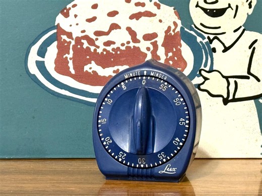 Rare Blue LUX Minute Minder Kitchen Timer 60 Minutes - Etsy