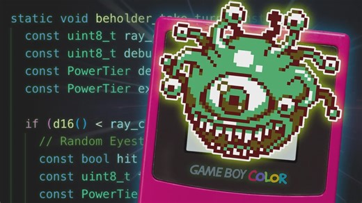 【双语+纯享】🎮 我用20000+行代码惊现D&D Game Boy自制RPG！12怪物8地牢挑战实录