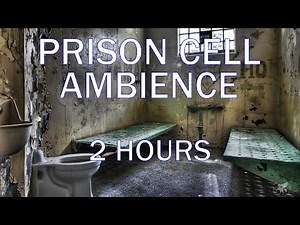 Prison Cell ASMR | City Jail Sounds With Mumbling | Ambience for Sleep, Meditation and Relaxation