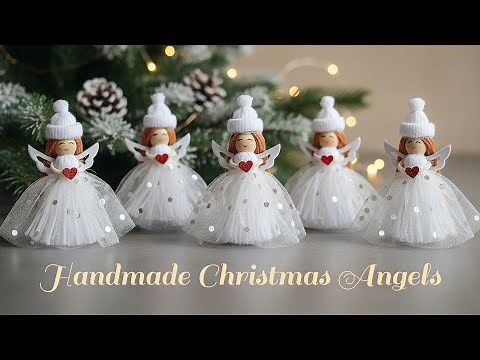 DIY Yarn Angel Ornament (Easy!) – Adorable Christmas Angel Craft Tutorial