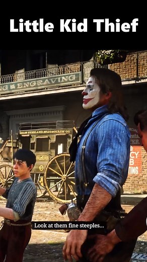 A Funny Joke with little kid thief Red Dead Redemption 2 Joker #reddeadredemption2 #rdr2 #Joker | SuperTuxon
