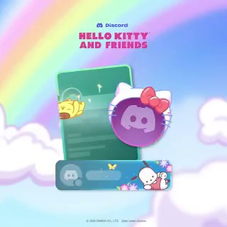 RT @sanrio: The Hello Kitty and Friends collection is now on @discord! Share your favorite characters with new nameplates, avatar decorat…