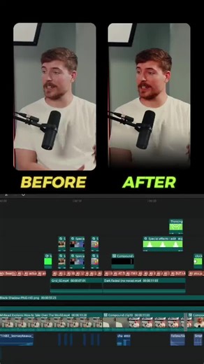 Watch my video editing magic! From raw footage to final cut. Want me to edit your videos? 🎬✨ #behindthescenes #videoediting
