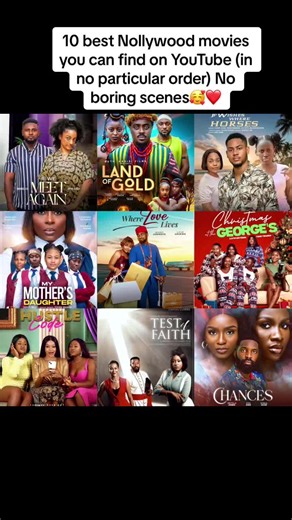 10 best movies you can find on YouTube. I promise you will love them❤️❤️ Havr you watched any of them? Which was your fav🤗 For more movie recommendations and reviews follow this page and subscribe to my YouTube channel #TeaAndTrailers🥰 #teaandtrailers #movirecommendation #moviereview #trendingmovies #nollywoodmovies #top10movie #youtubemovies #trendingmovies #nigerianmovies #bestmovies