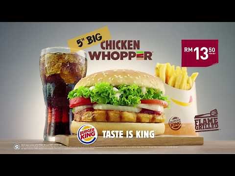 Burger King New Whopper Chicken