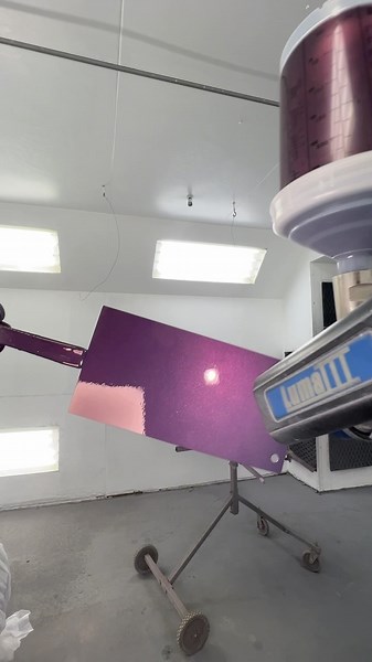 Marshall Cameron on Instagram: "Painting a hot rod • #paint #bodyshop #bluecollar #painting #satisfying #autobody #car #truck • https://lumaiii.com/?rfsn=7148905.397484 Discount Code inlinepaint7"