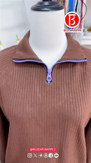 Bilochpuratips 2 Diy Stiching on Instagram: "High collar changed to lapel Part 1213 Follow My Page Instagram : @bilochpuratips2diystiching Follow My Page Instagram : @bilochpuratips2diystiching . . . . . . #bilochpuratips2diystiching #bilochpuratips #sewing #Needlework #reels ."