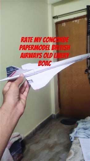 rate my concorde papermodel