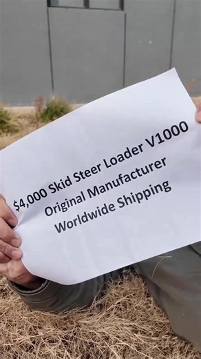 An accident still happened while filming… Tovisen V1000 skid steer loader for USD 4,000? #SkidSteer #FactoryDirect #ConstructionLife #FarmWork #MiniLoader #HeavyMachinery #ExportBusiness #WorkSite#Tovisen