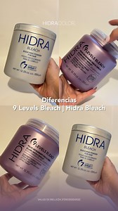 ¿Quieres neutralizar tonos naranjas? ¿Vas por un chocolate o cobrizo? Entonces Hidra Bleach 💙 es tu mejor opción. ¿Buscas aclarar hasta 9 niveles para lograr un rubio o un tono pastel? 9 Levels Bleach 💜 es ideal para ti. Ambos protegen la fibra capilar y te ayudan a lograr una base limpia y uniforme. ¿Tienes dudas sobre nuestros polvos decolorantes? 💬 Déjalas en los comentarios y con gusto te contamos más. 👇 | Hidracolor México